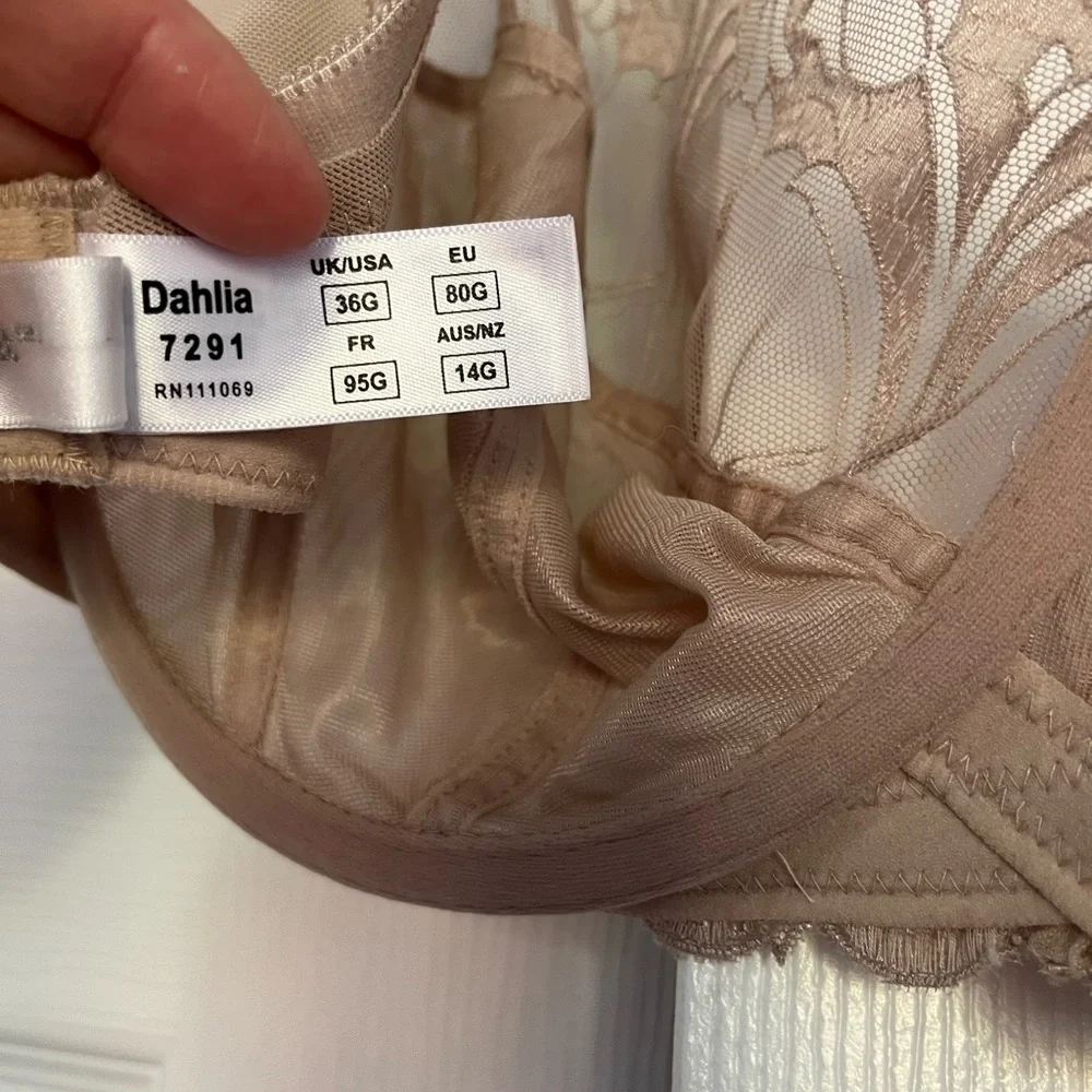 Panache Dahlia in nude side 36G stunning and very hard to find - Picture 6 of 7